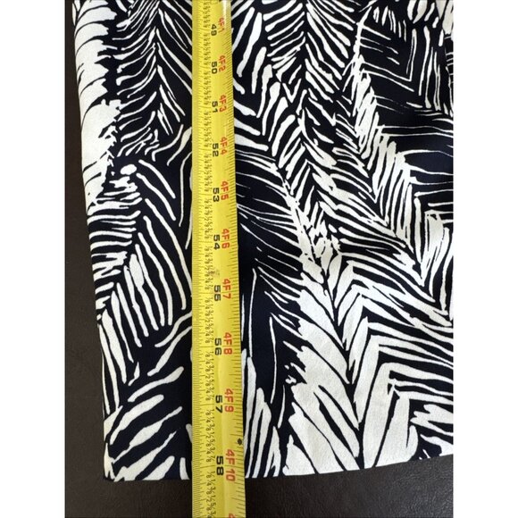 Club Monaco Priscilla Womens Jumpsuit Blue/White Leaf Print Halter Neck Size 12 - Picture 5 of 8